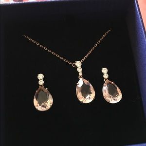 Swarovski Necklace and Earrings Set